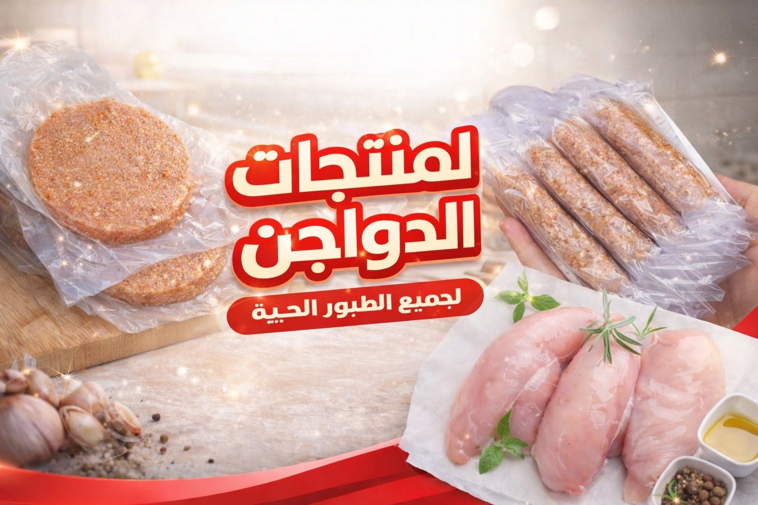 فراخ آل عمر جاهزة للطهي